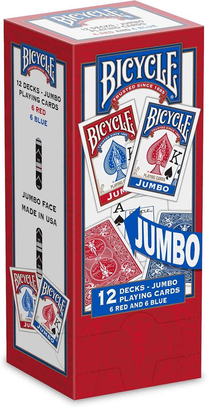 4 Pack Bicycle Poker Size Standard Index Playing Cards (2-Pack